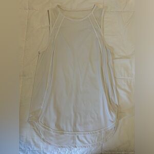 Sleeveless White Tank Top